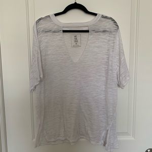 Free people white tee